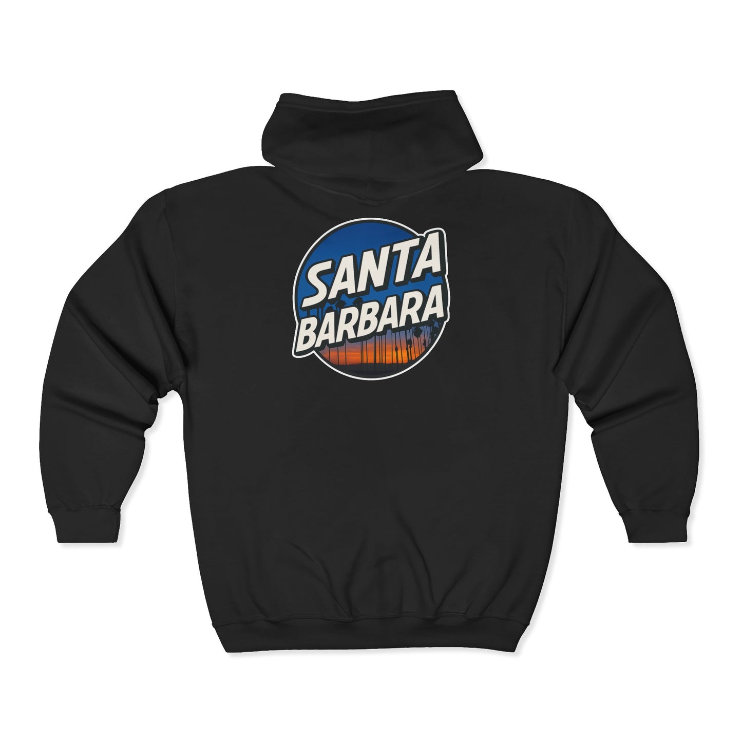 Santa Barbara Sunset Zip Hoodie
