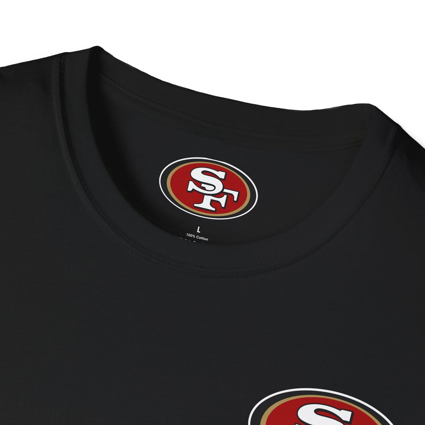 San Francisco 49ers Fan Tee — 49ers Logo T-Shirt (Black)