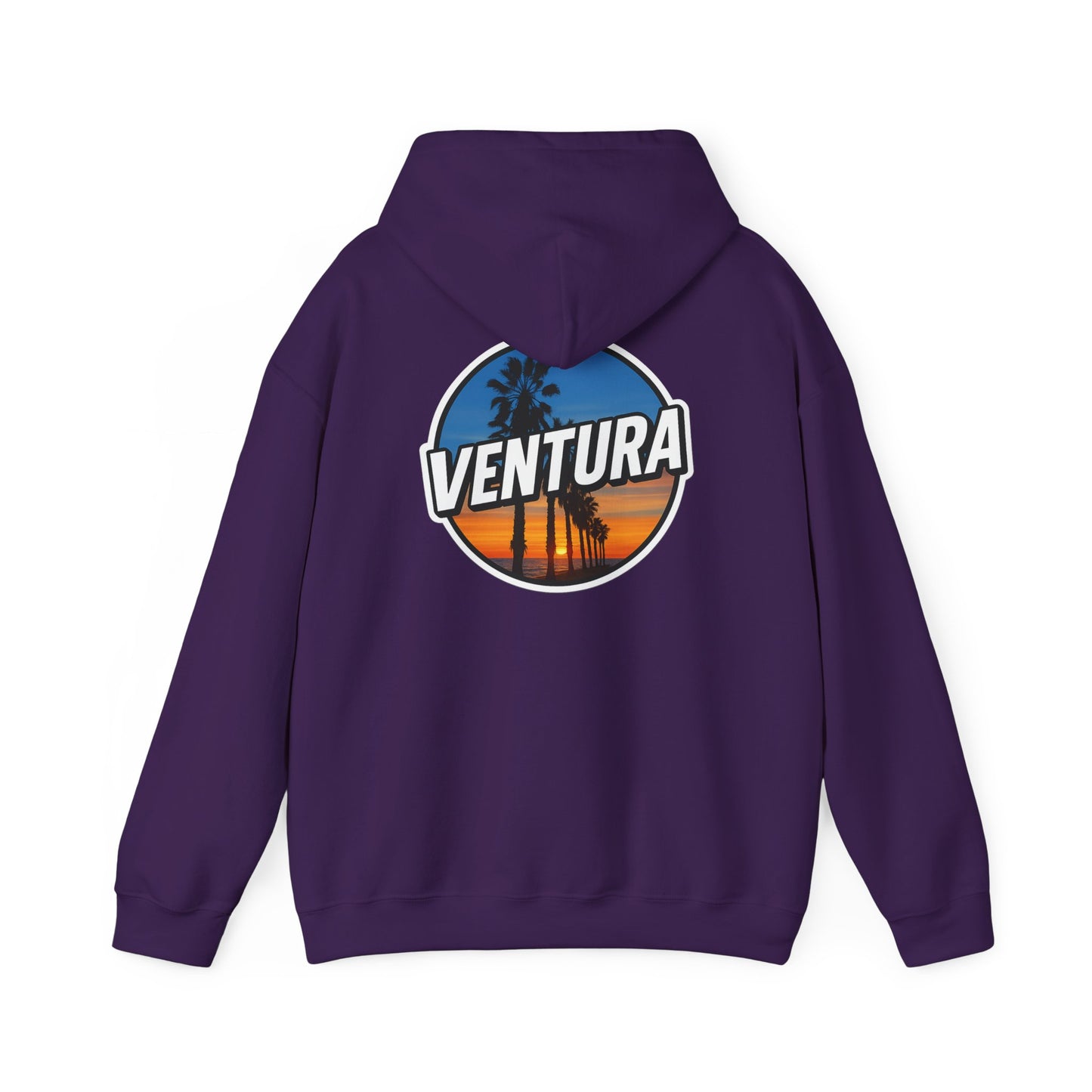 Ventura Surfer's Point Sunset Hoodie — Purple Ventura Sweatshirt