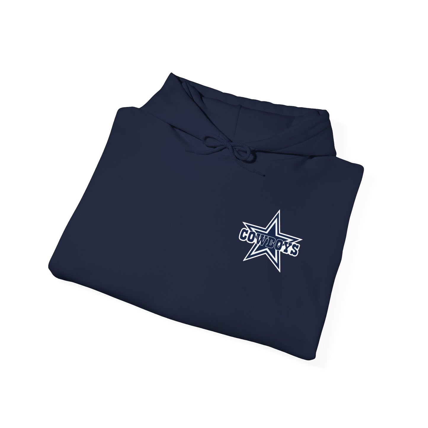 Dallas Cowboys Hoodie — Team Logo Fan Sweatshirt (Navy)