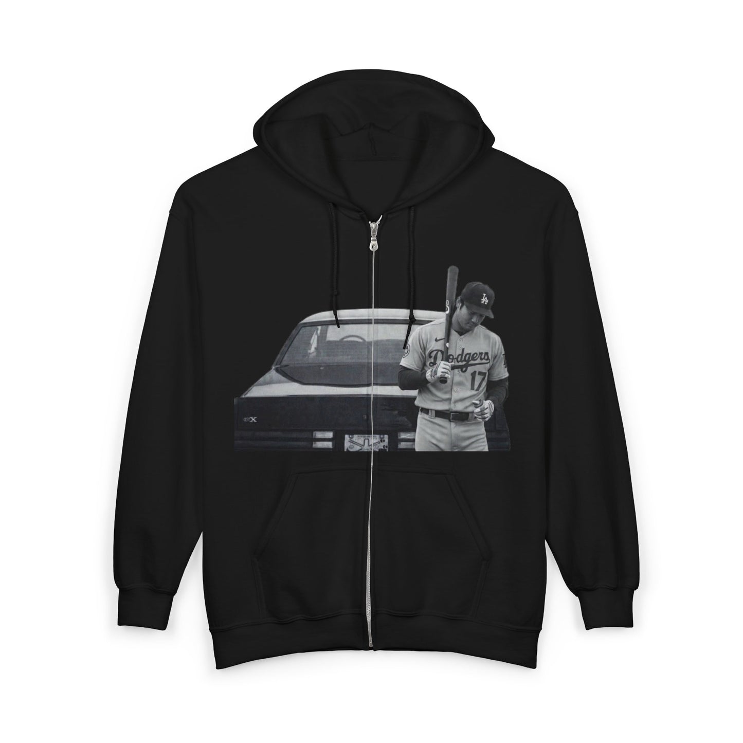 Not Like Us #17 Baseball Hoodie - Full-Zip Jacket (Player Photo & Back Number)