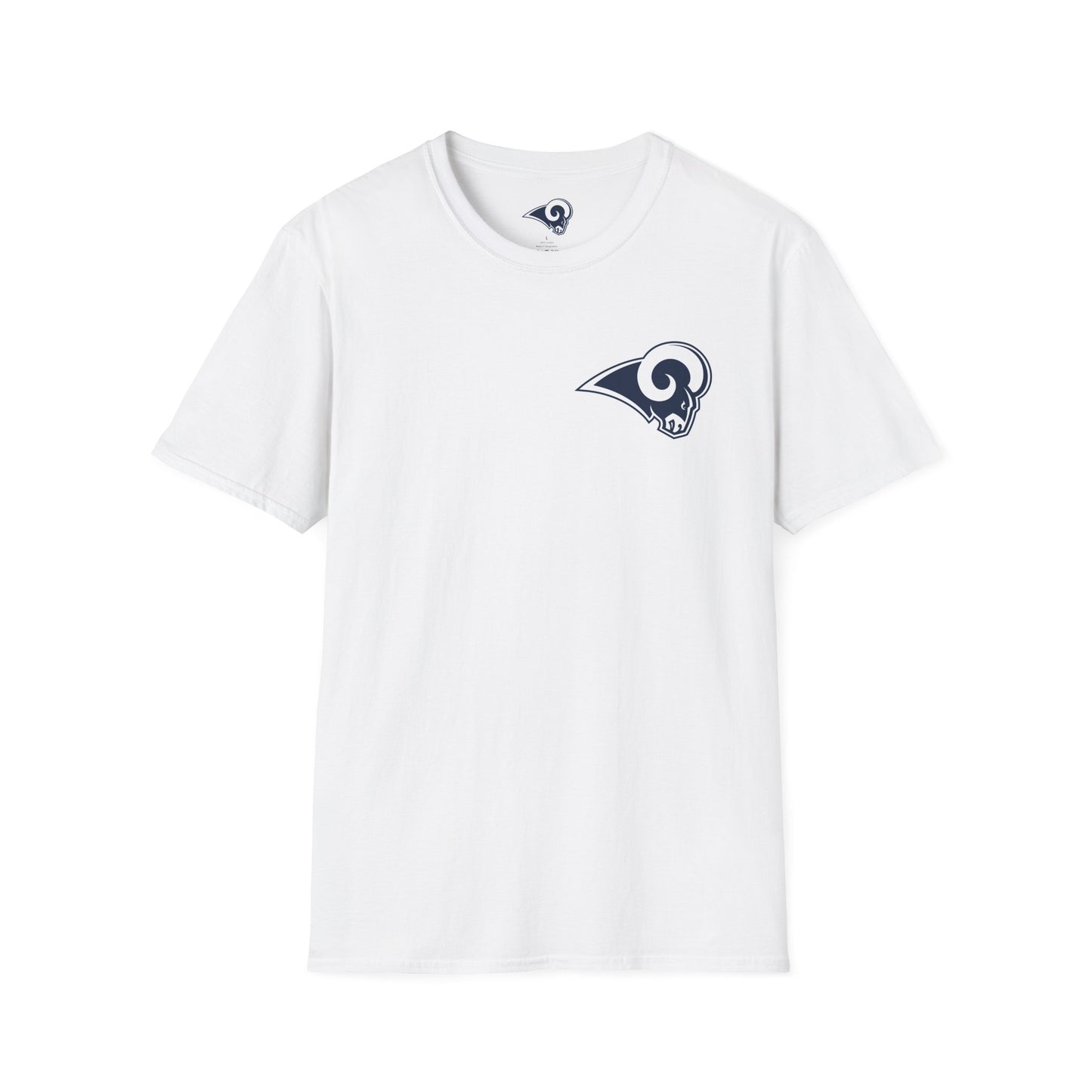 Los Angeles Rams Football Softstyle Lightweight T-Shirt (White)