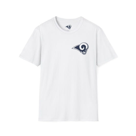 Los Angeles Rams Football Softstyle Lightweight T-Shirt (White)