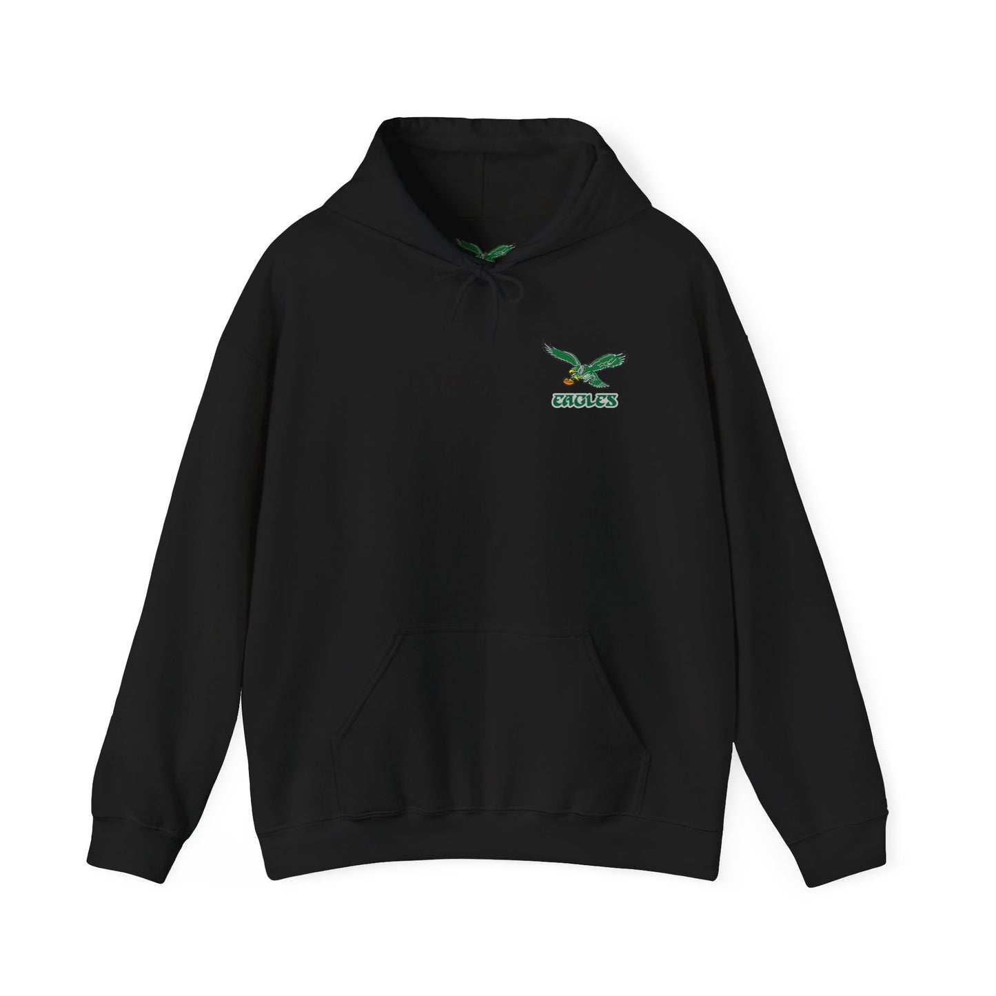 Philadelphia Eagles Hoodie — Team Logo Fan Sweatshirt (Black)