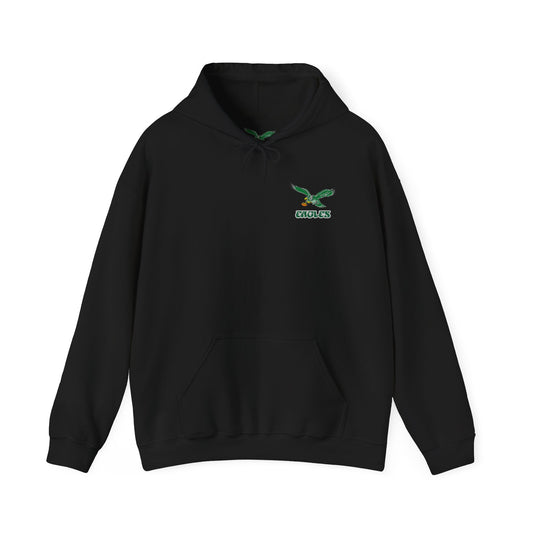Philadelphia Eagles Hoodie — Team Logo Fan Sweatshirt (Black)