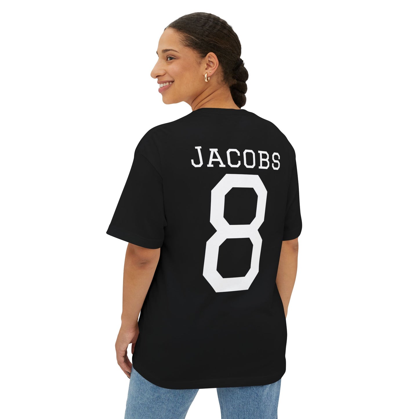 Packers Jacobs Football Fan Tee — Vintage Team Shirt (Black)