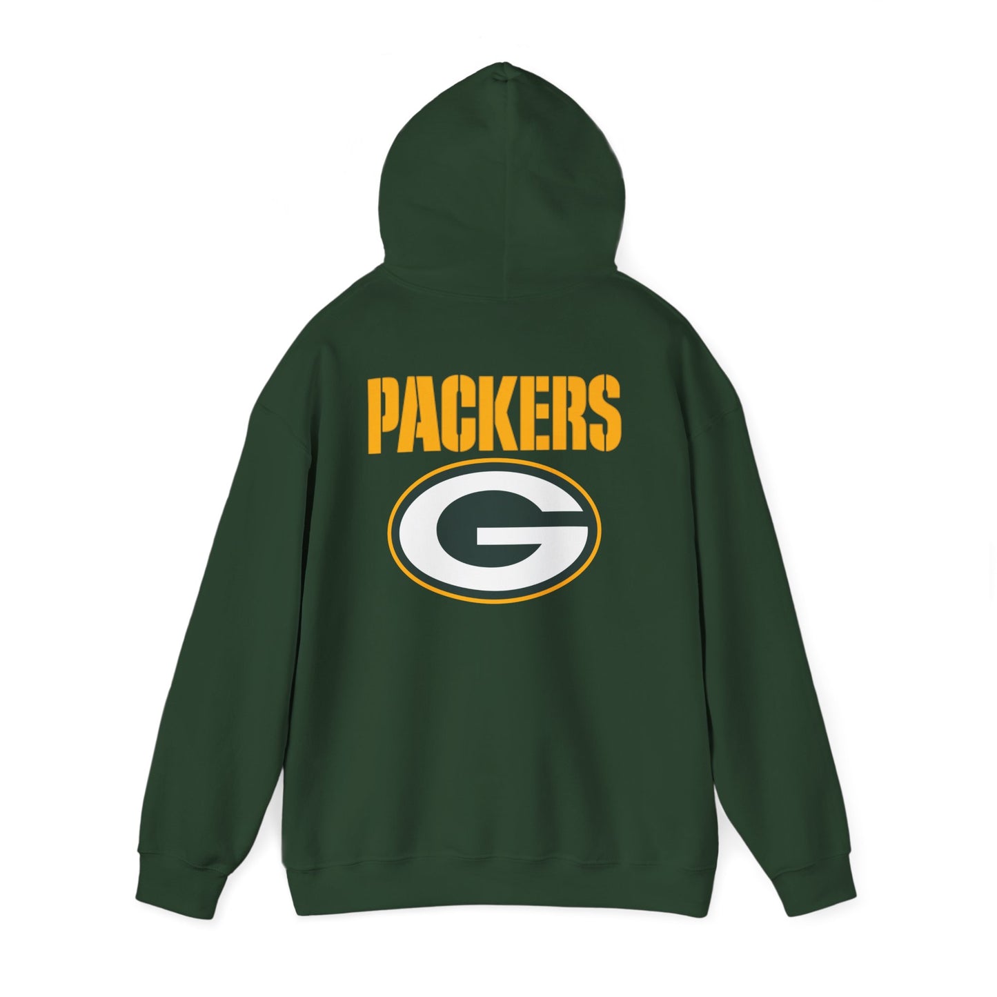 PACKERS Midweight Hoodie — Football Fan Sweatshirt (Forest Green)