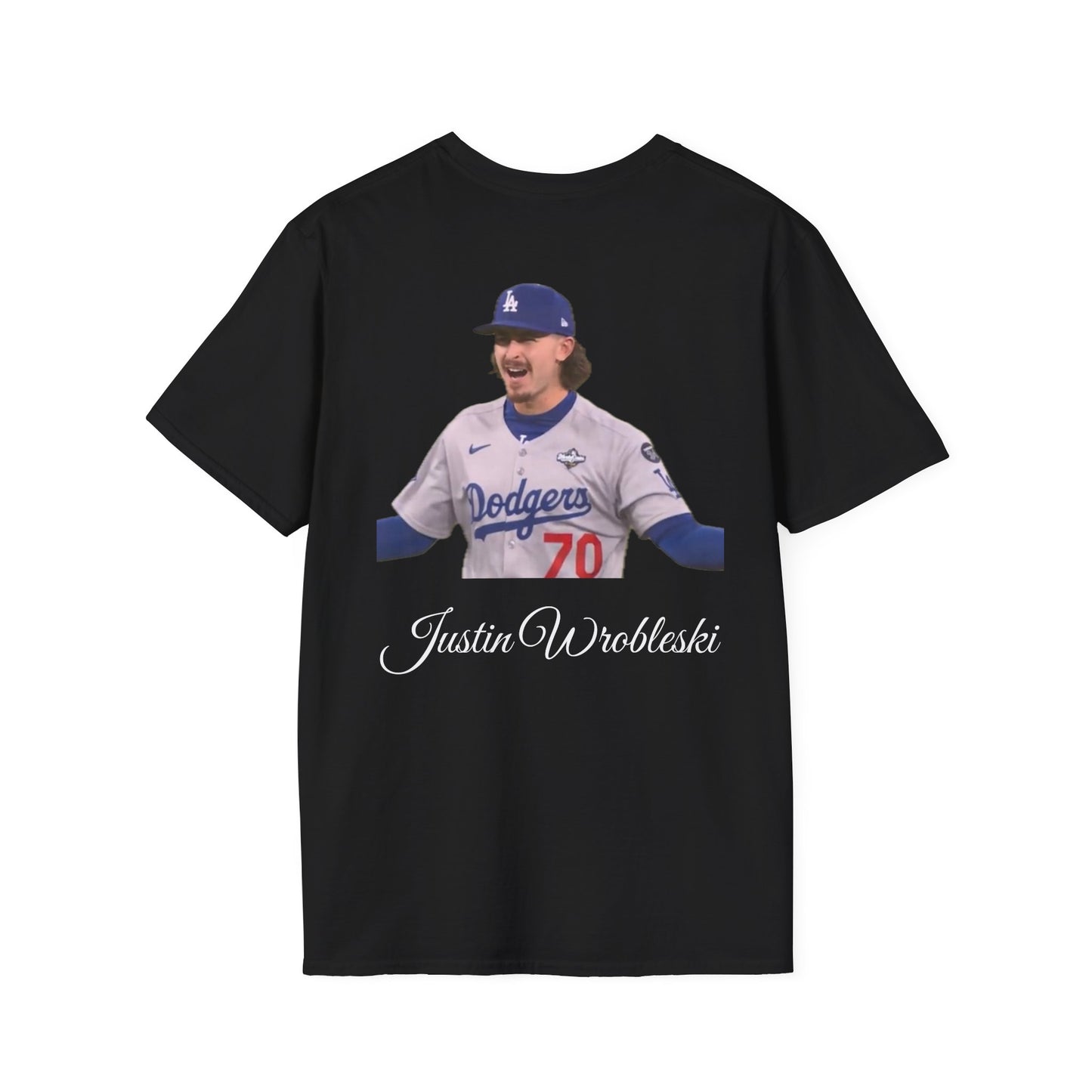 Justin Wrobleski "What the F?" World Series Game 7 T-Shirt