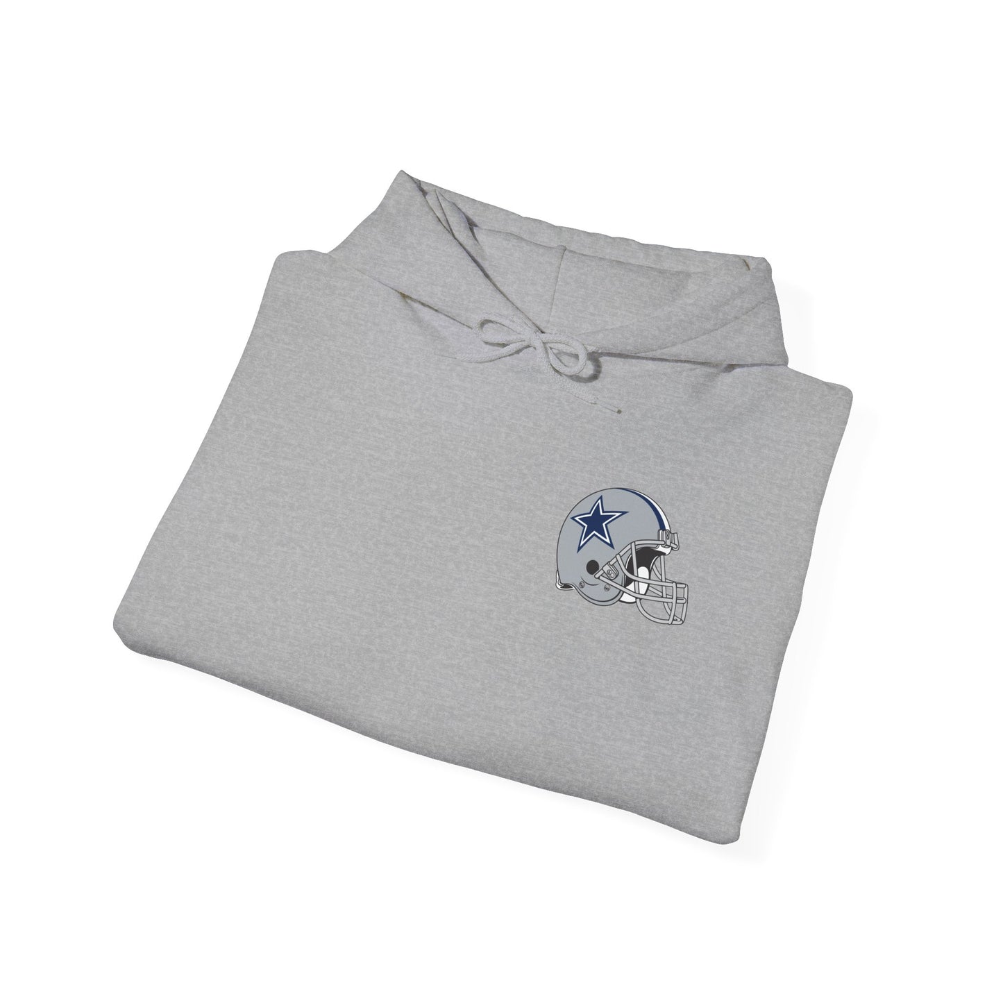 Dallas Cowboys Hoodie — Team Logo Fan Sweatshirt (Sports Grey) 2