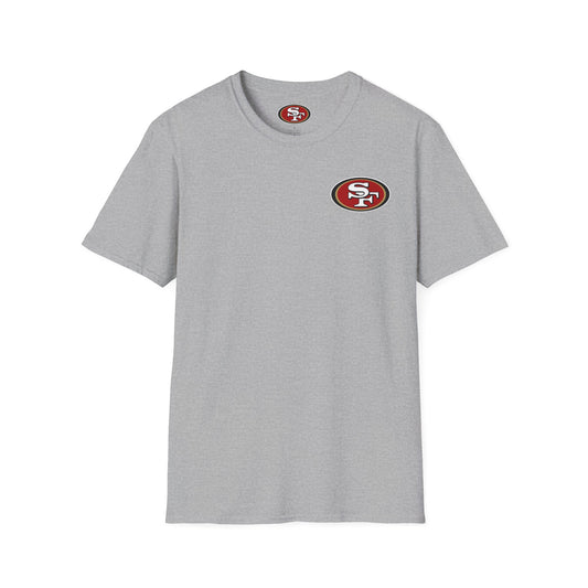 San Francisco 49ers Logo Softstyle Lightweight T-Shirt (Sports Grey)