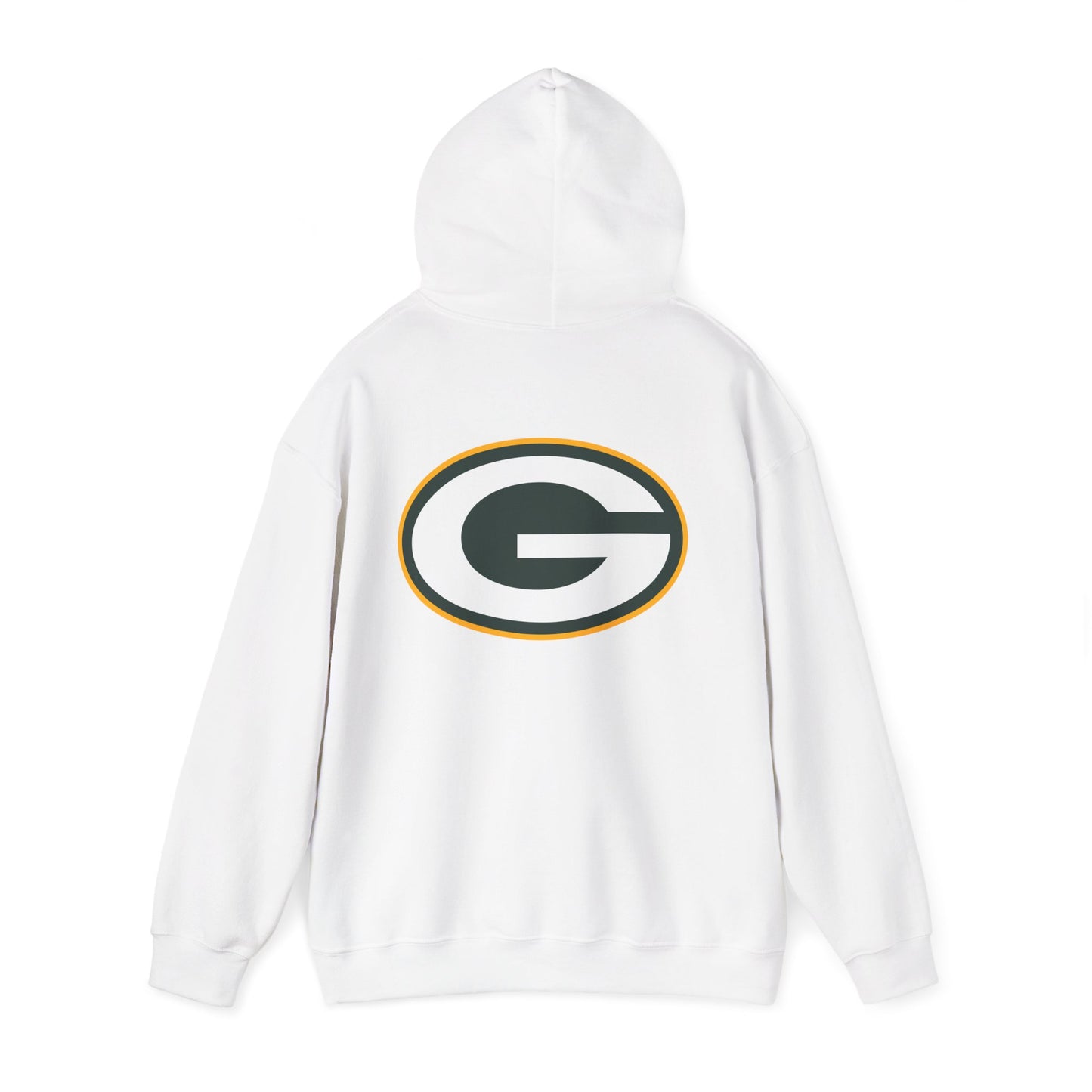 Packers Midweight Hoodie — Football Fan Hoodie (White)