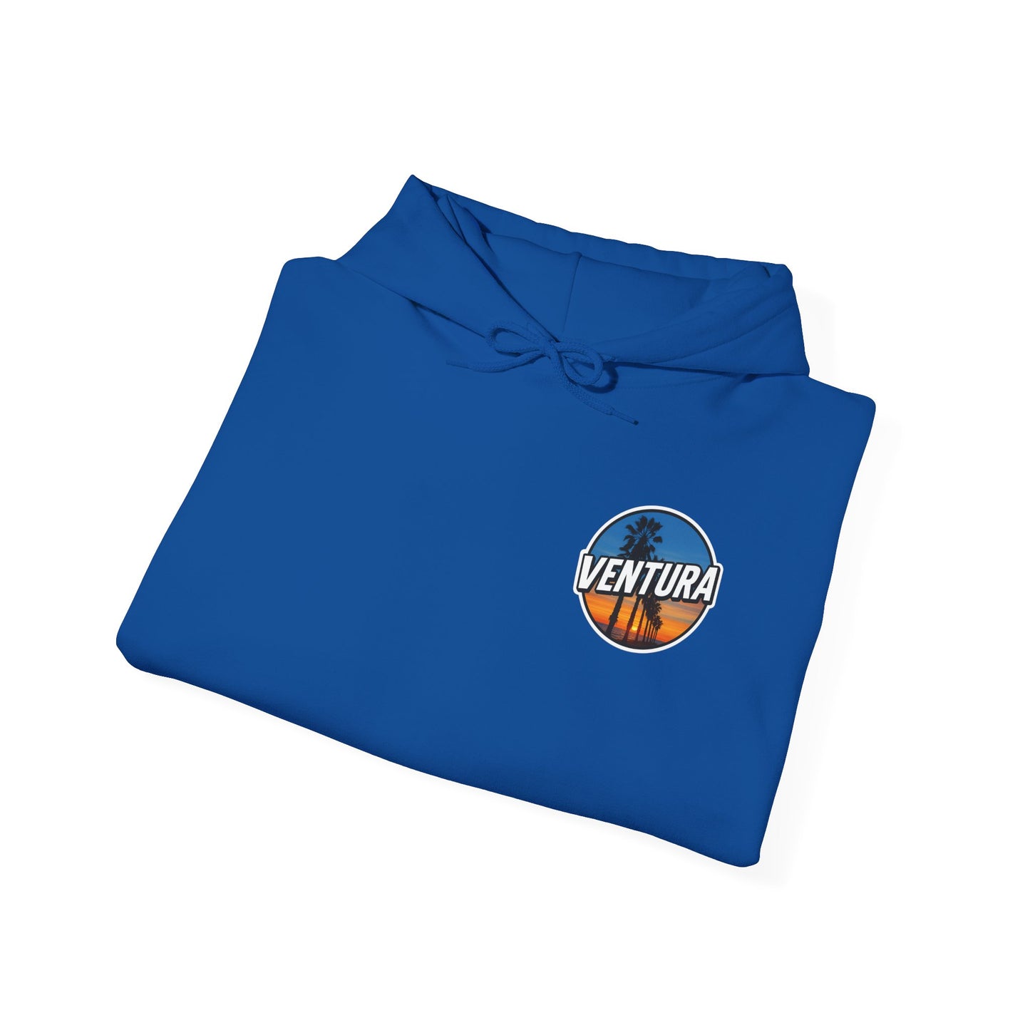 Ventura Surfer's Point Sunset Hoodie — Royal Blue Ventura Sweatshirt