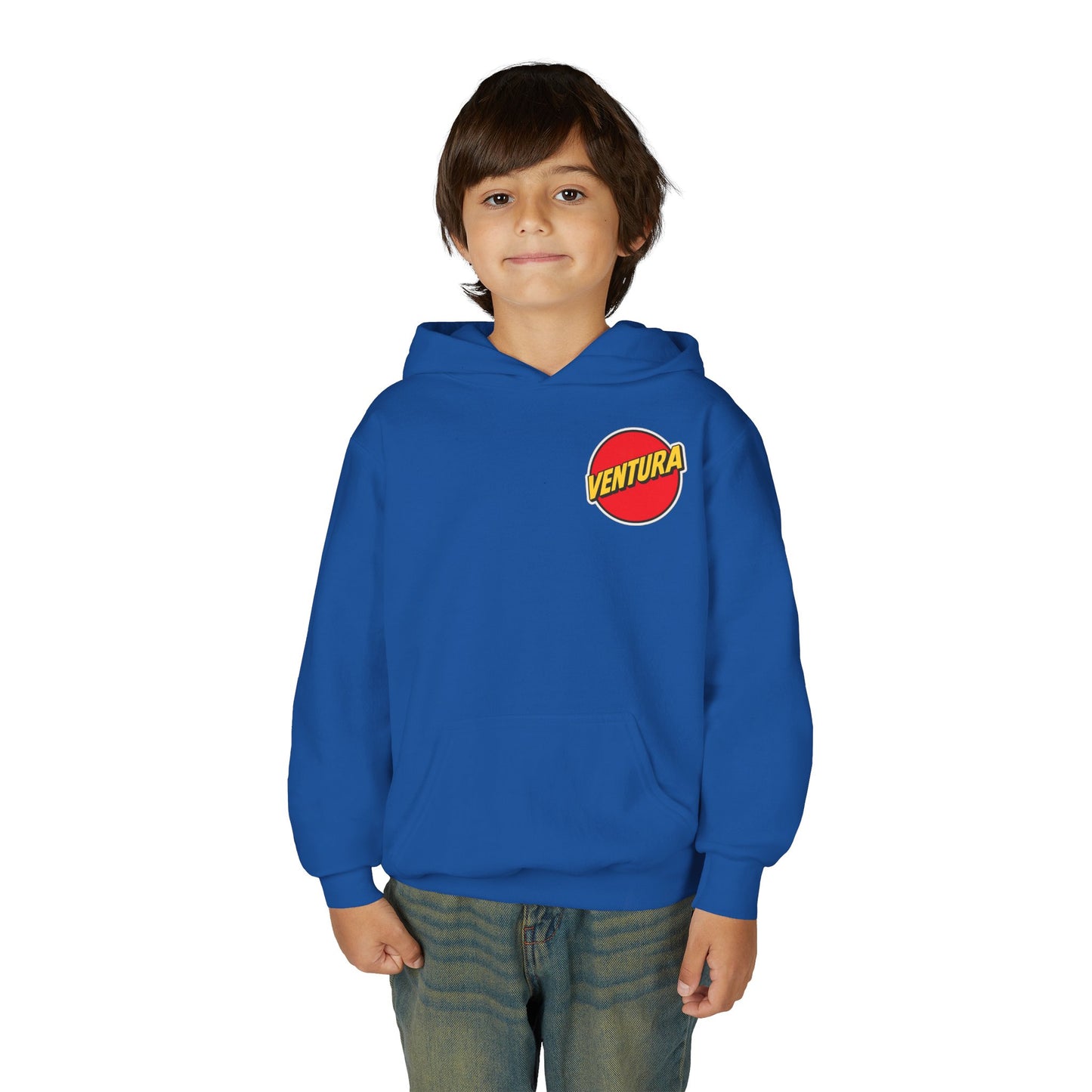 Ventura Beach Logo Youth Hoodie — Royal Blue