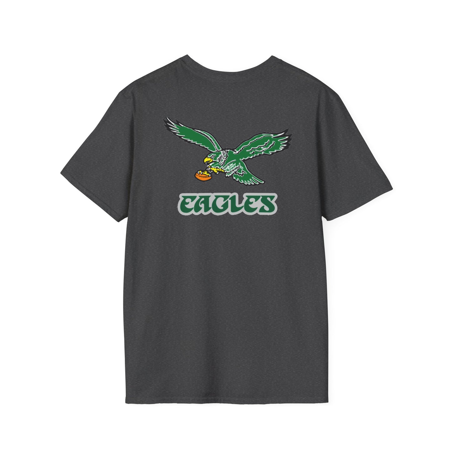 Philadelphia Eagles Vintage Logo Tee — Official Team Fan T-Shirt (Dark Heather)