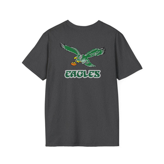 Philadelphia Eagles Vintage Logo Tee — Official Team Fan T-Shirt (Dark Heather)