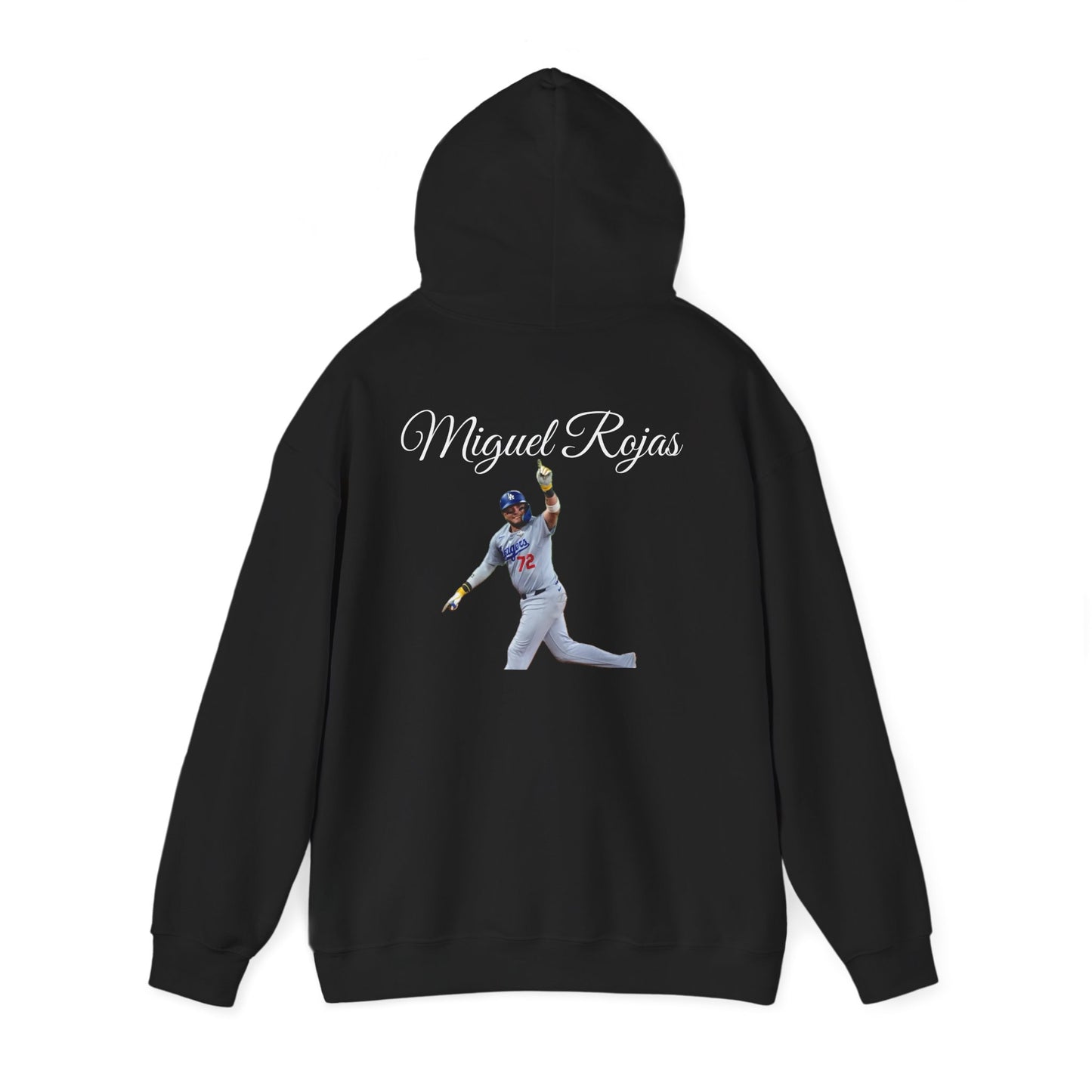 Miguel Rojas Los Angeles Dodgers Hoodie — Black Dodgers Sweatshirt