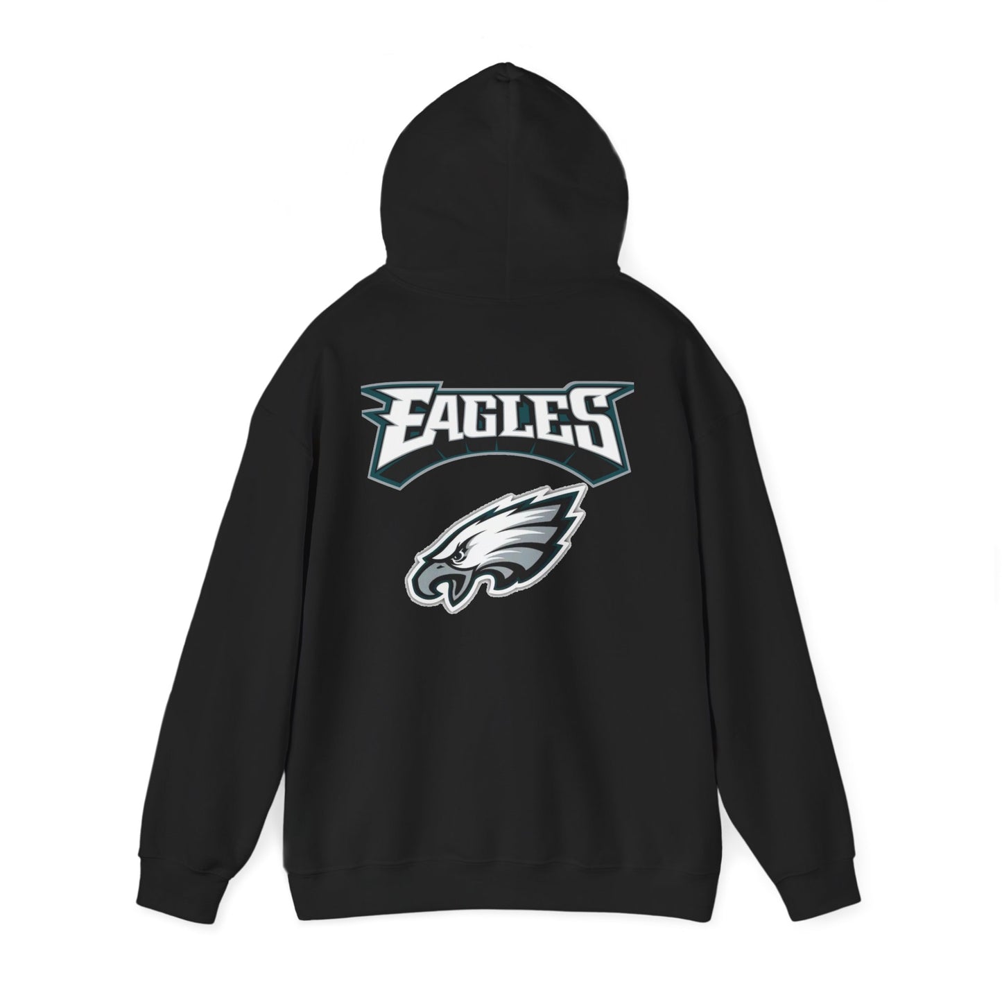 Philadelphia Eagles Hoodie — Team Logo Fan Sweatshirt (Black)