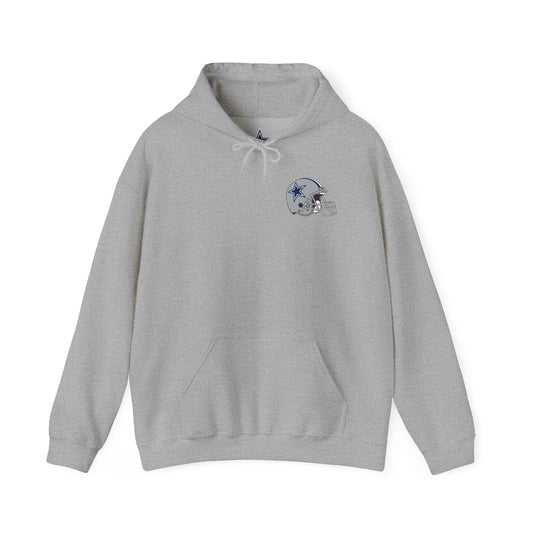 Dallas Cowboys Hoodie — Team Logo Fan Sweatshirt (Sports Grey) 2
