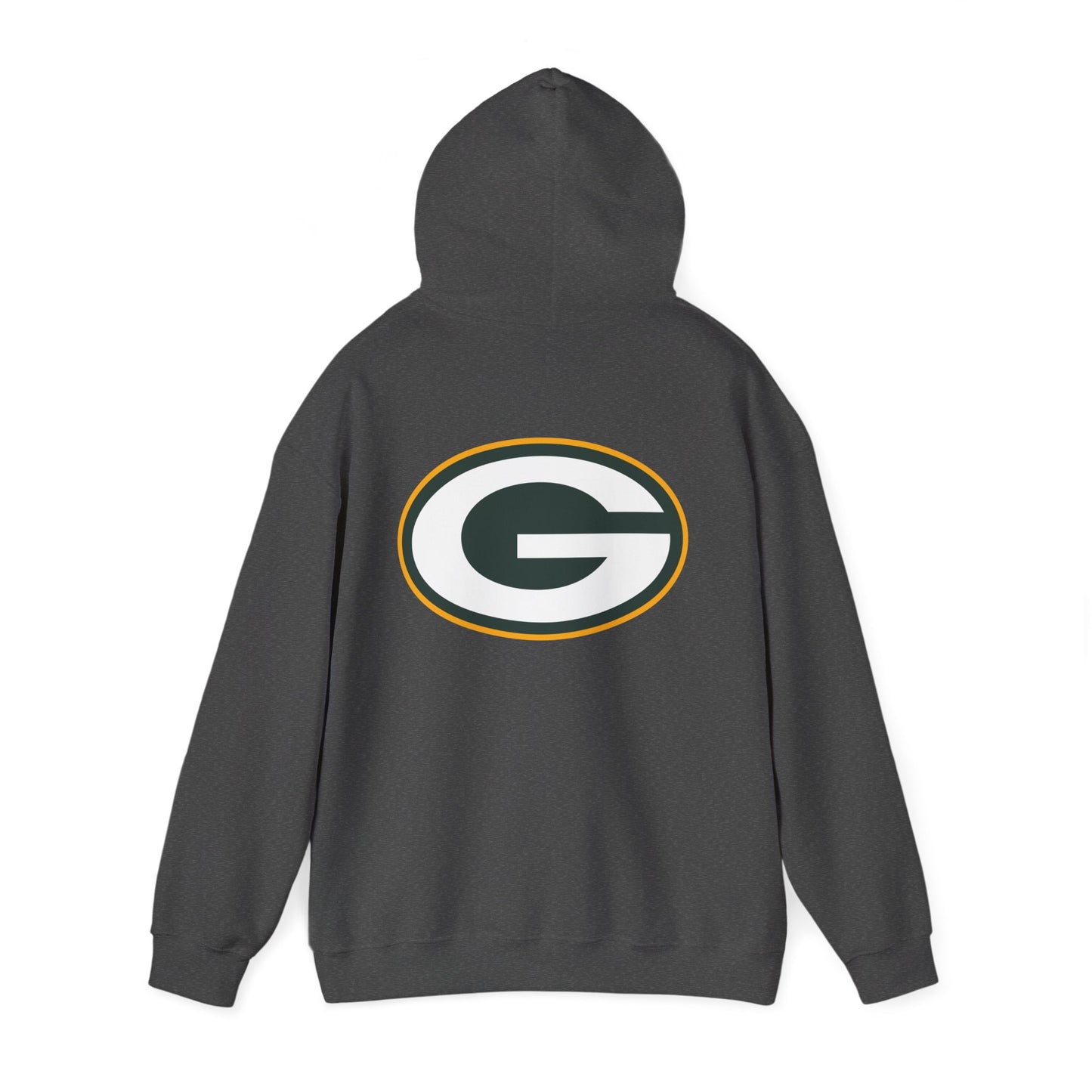 Packers Midweight Hoodie — Football Fan Hoodie (Dark Heather Grey)