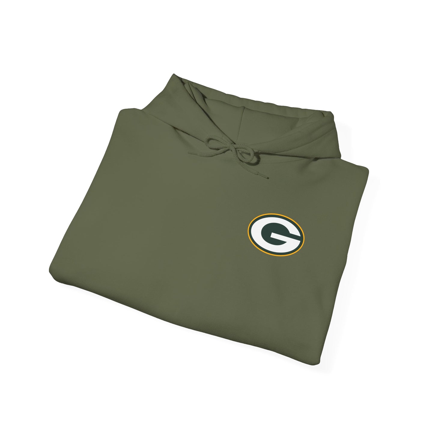 PACKERS Midweight Hoodie — Football Fan Sweatshirt (Military Green)