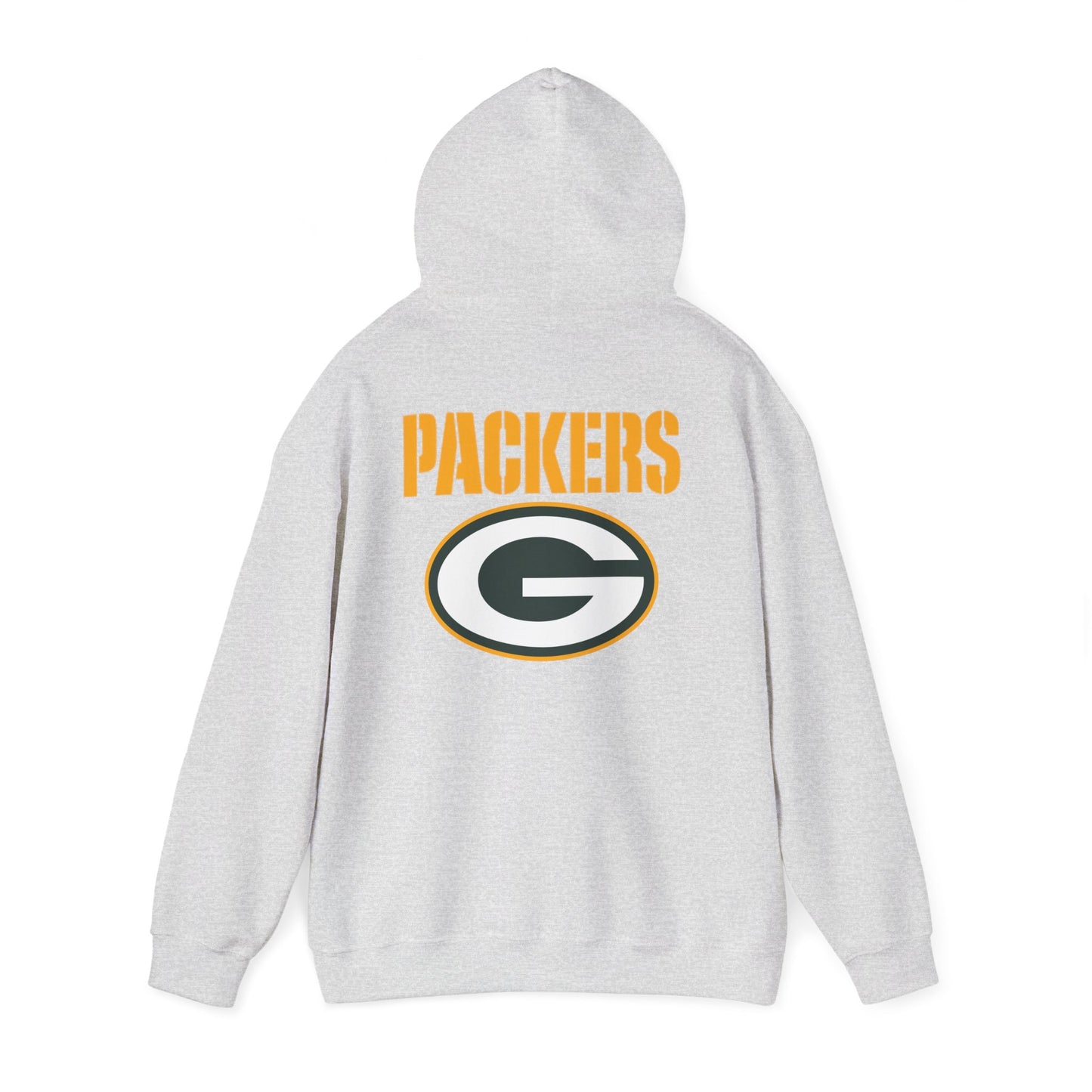 PACKERS Midweight Hoodie — Football Fan Sweatshirt (Ash)