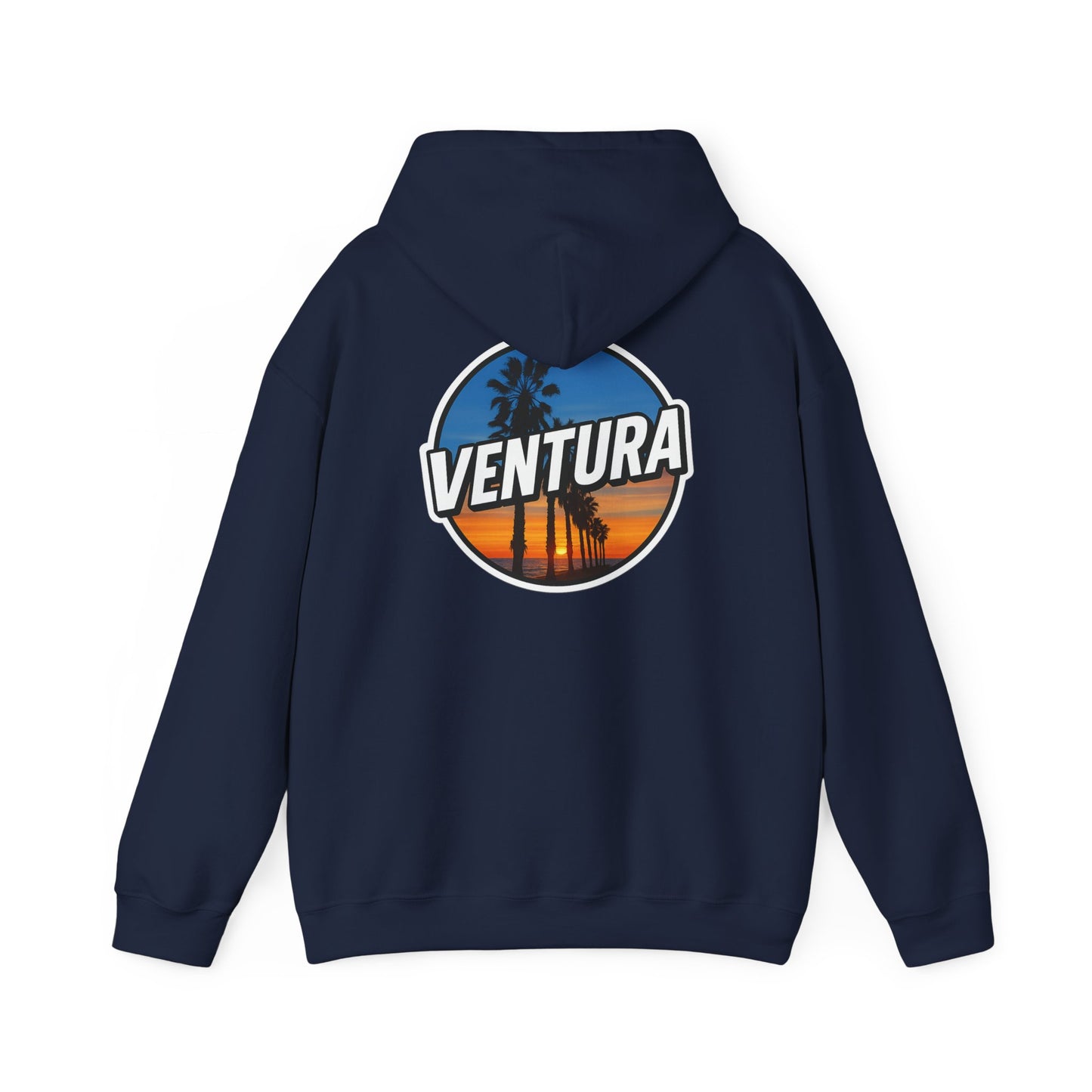 Ventura Surfer's Point Sunset Hoodie — Navy Ventura Sweatshirt