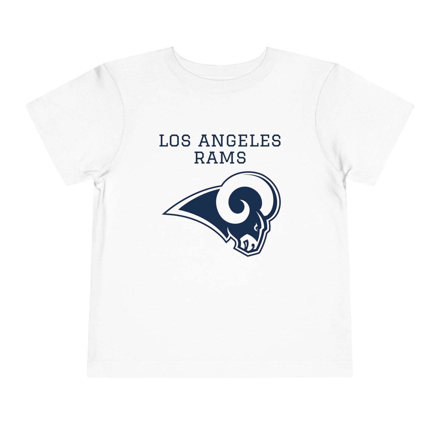 Toddler Los Angeles Rams Vintage Helmet Football Tee — Kids NFL Team Shirt