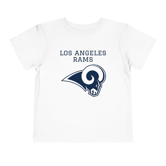 Toddler Los Angeles Rams Vintage Helmet Football Tee — Kids NFL Team Shirt