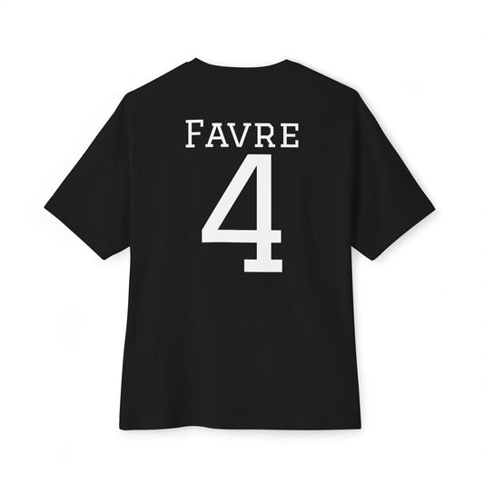 Packers Favre Football Fan Tee — Vintage Team Shirt (Black)