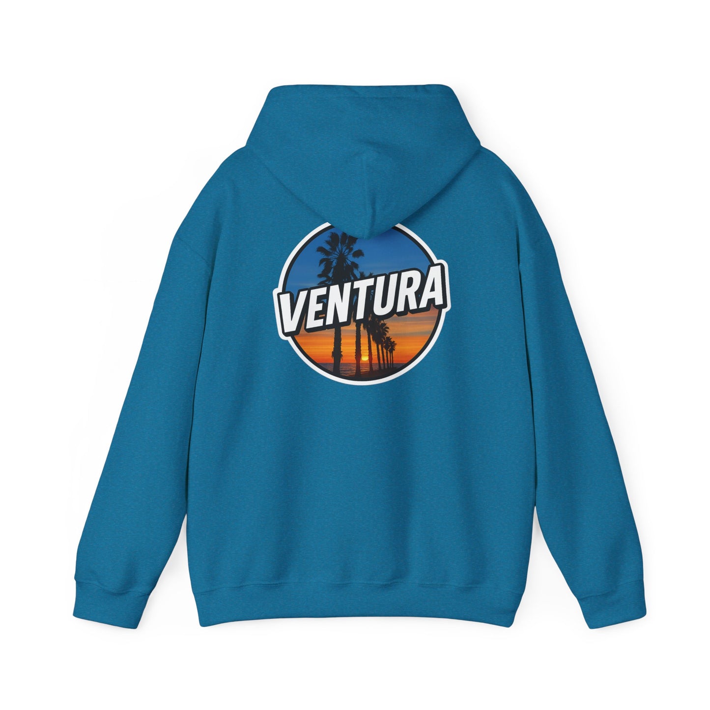 Ventura Surfer's Point Sunset Hoodie — Antique Saphire Ventura Sweatshirt