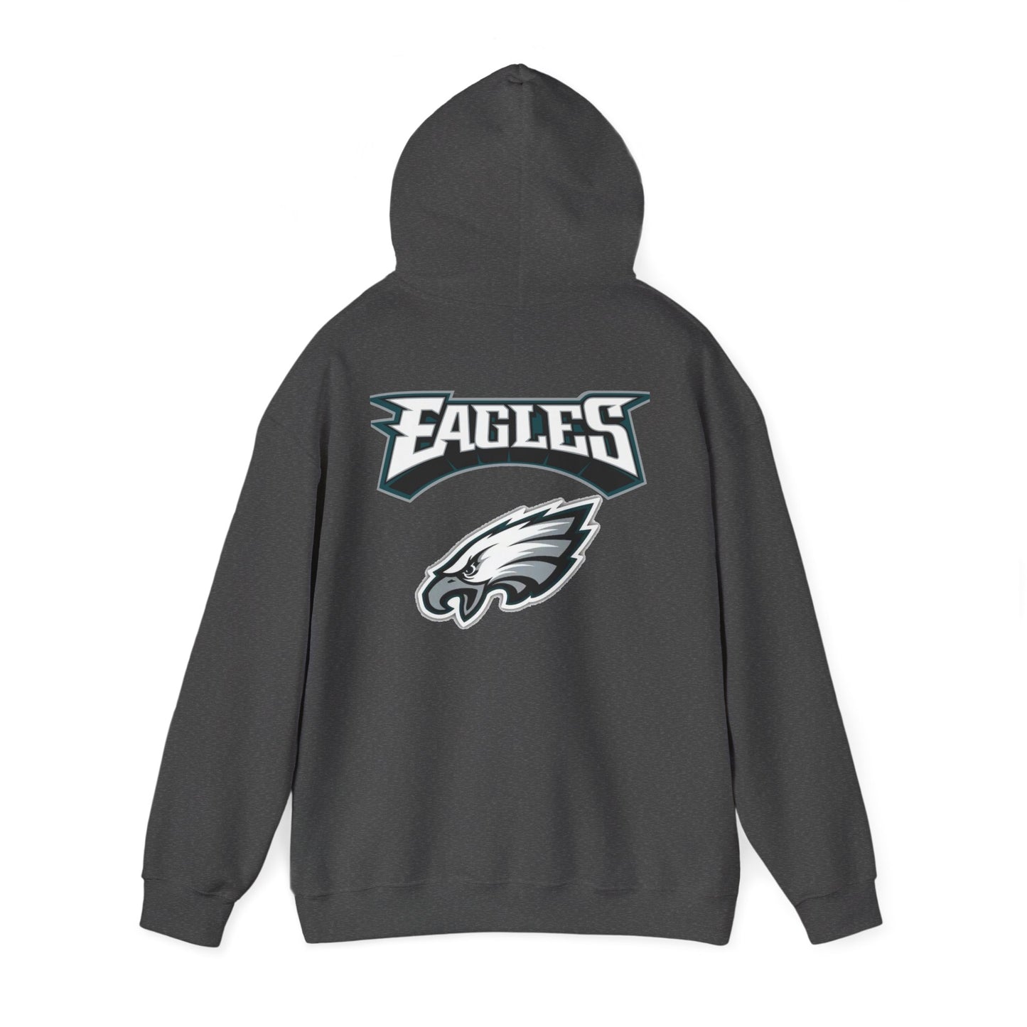 Philadelphia Eagles Hoodie — Team Logo Fan Sweatshirt (Dark Heather)