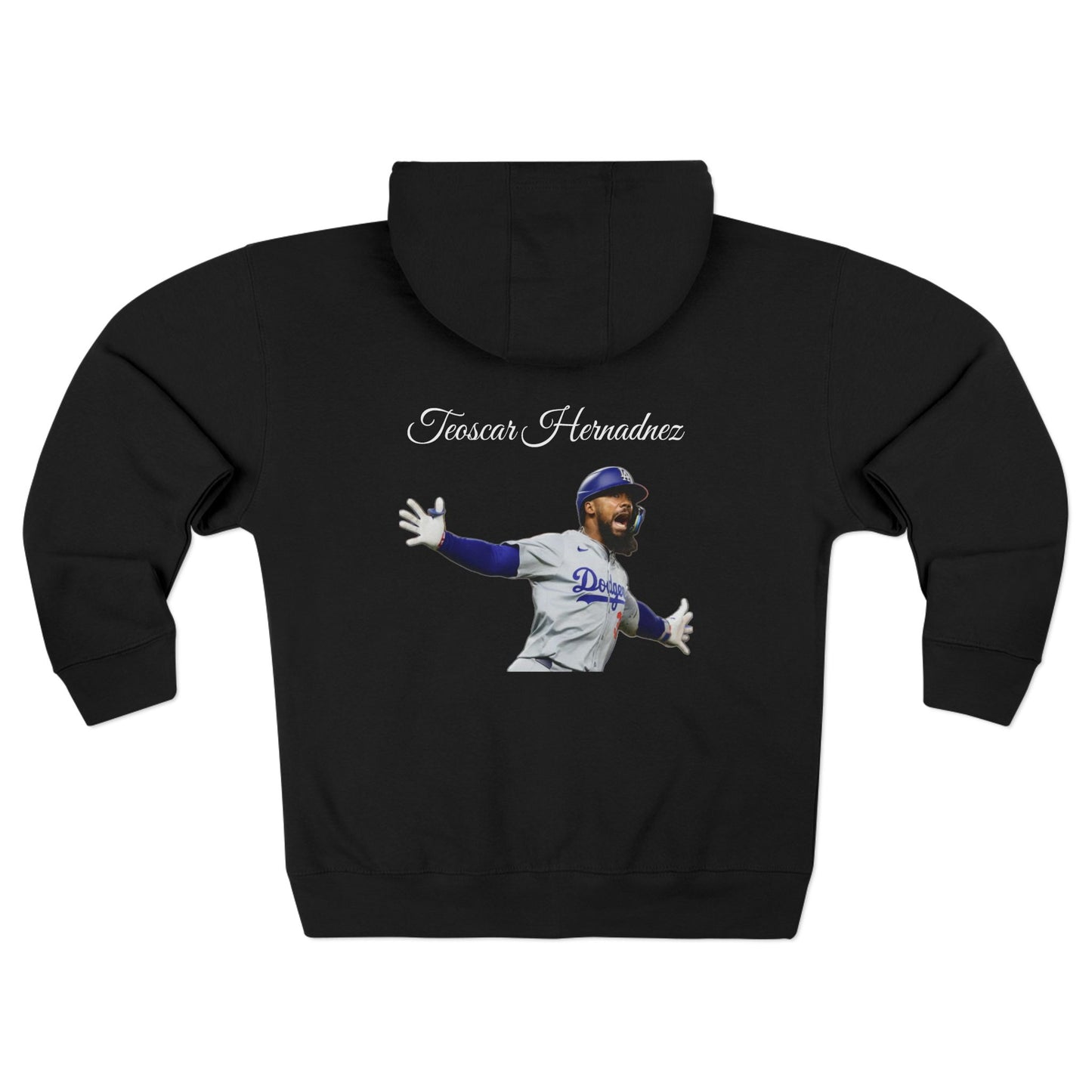 Teoscar Fan Zip Hoodie — Player Graphic Baseball Zip-Up