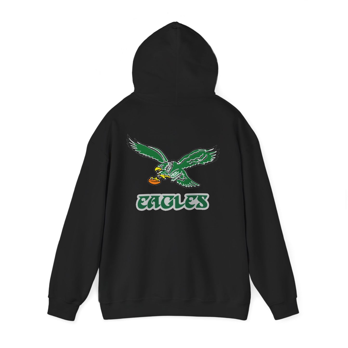 Philadelphia Eagles Hoodie — Team Logo Fan Sweatshirt (Black)