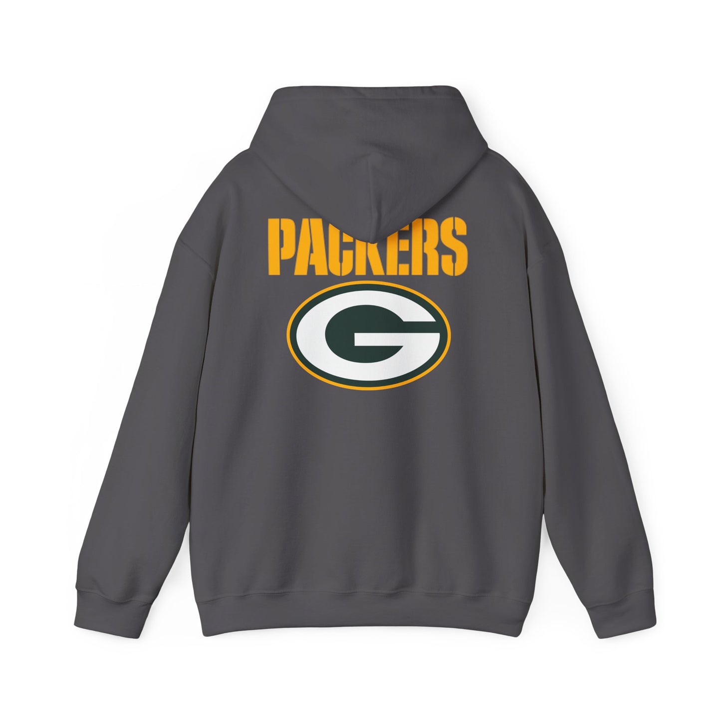 PACKERS Midweight Hoodie — Football Fan Sweatshirt (Charcoal)