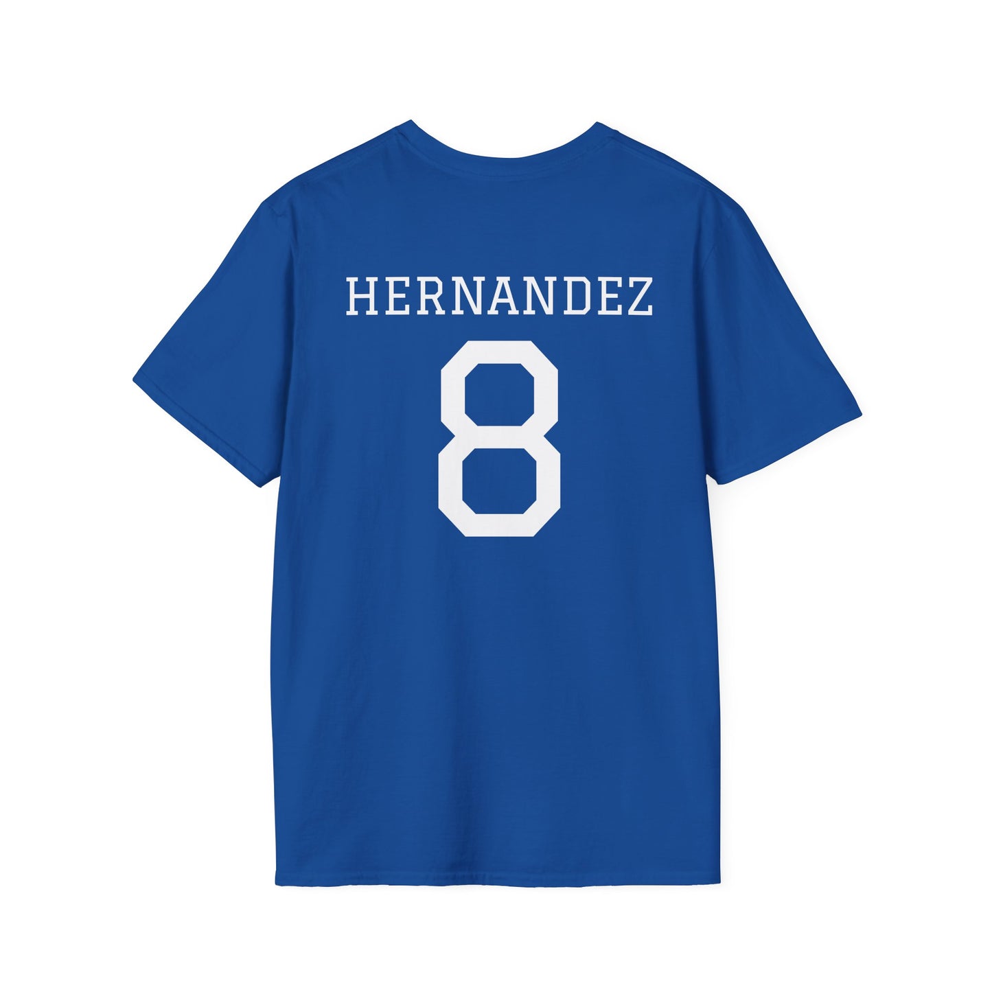 #8 Kike Hernandez Los Angeles Dodgers Softstyle Lightweight T-Shirt
