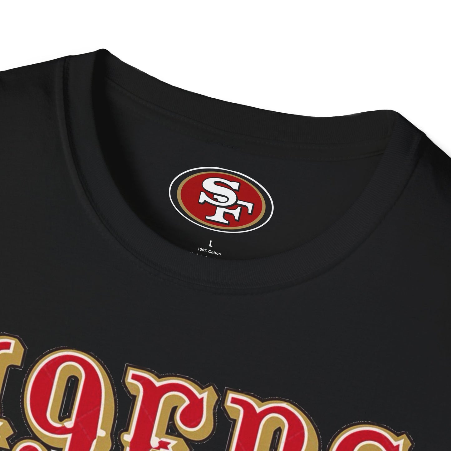 San Francisco 49ers Logo T-Shirt — 49ers Fan Tee (Black) 2