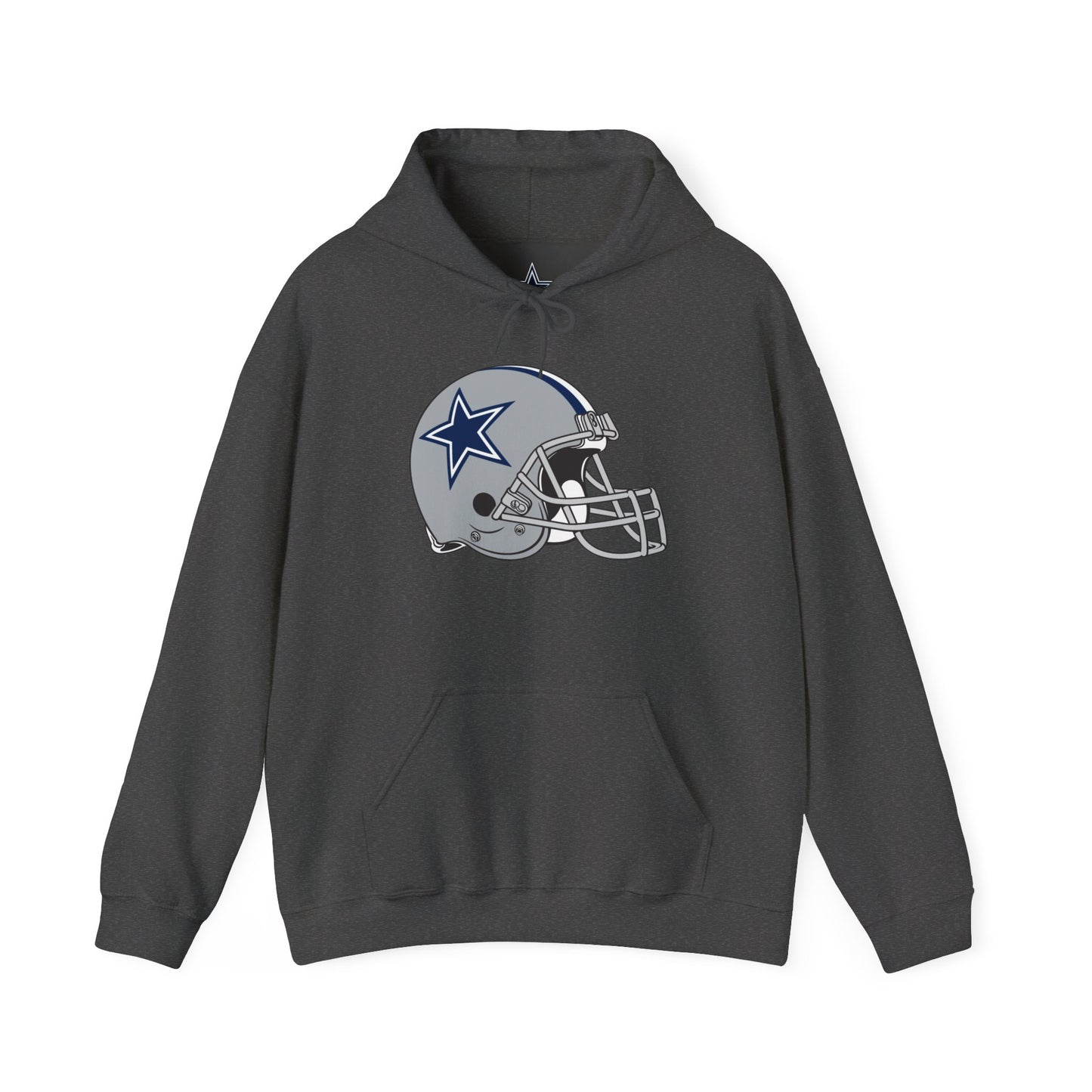Dallas Cowboys Hoodie — Team Logo Fan Sweatshirt (Dark Sports Grey) 2