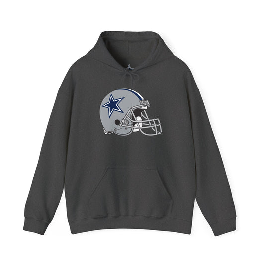 Dallas Cowboys Hoodie — Team Logo Fan Sweatshirt (Dark Sports Grey) 2