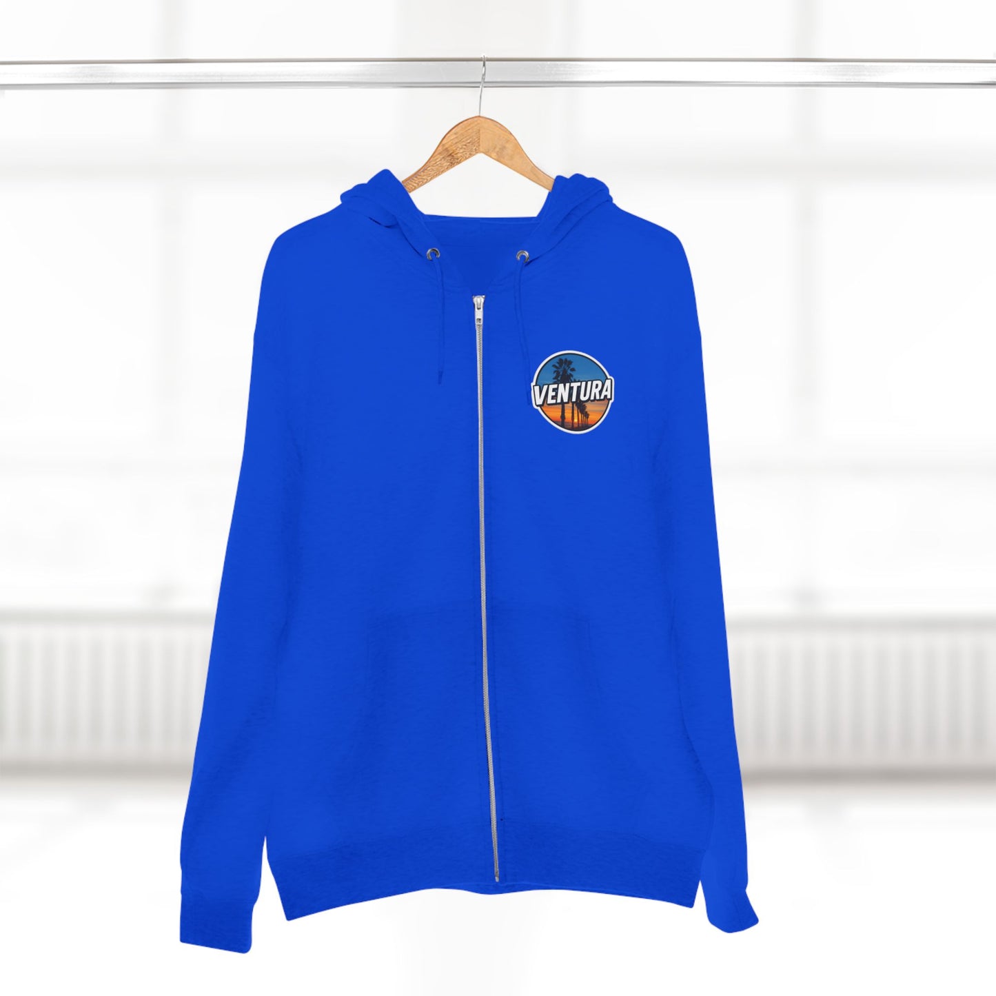 Surfer's Point Ventura Sunset Zip Hoodie — Royal Blue