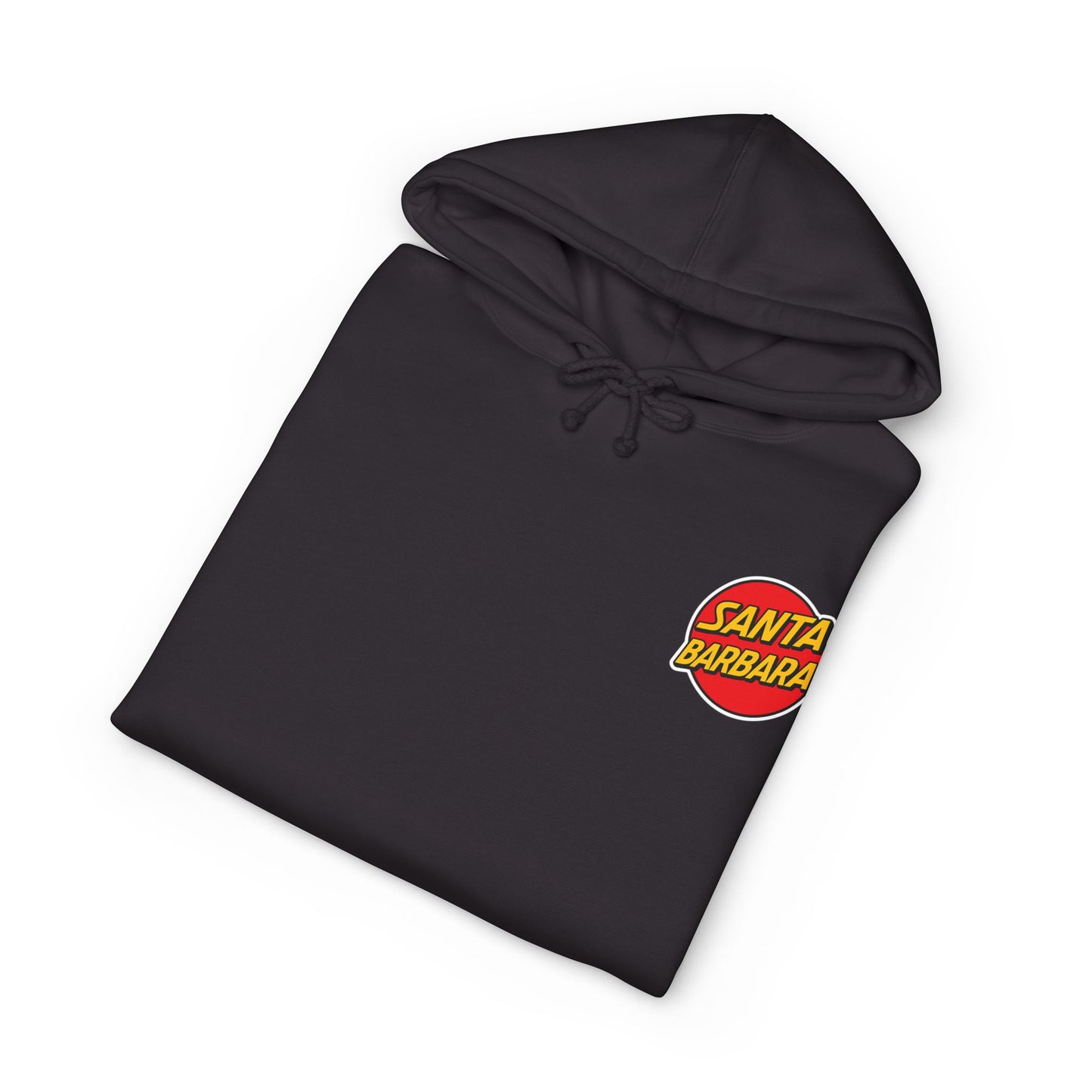Santa Barbara Heavyweight Fleece Hoodie — Black