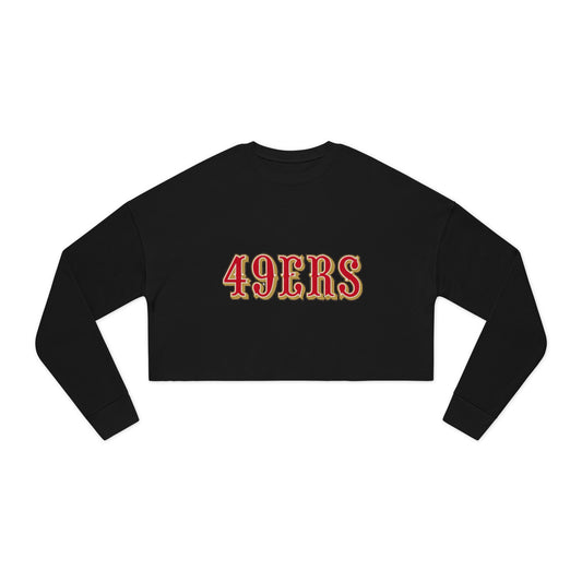 49ERS Cropped Sweatshirt — Women's NFL Team Spirit Top
