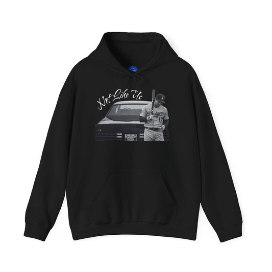 "Not Like Us" Hoodie — Black Baseball Fan Sweatshirt