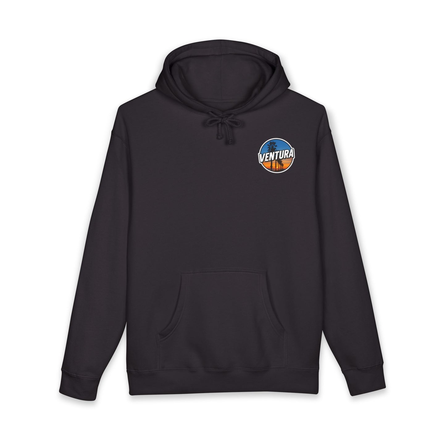 Surfer's Point Ventura Sunset Heavyweight Fleece Hoodie — Black
