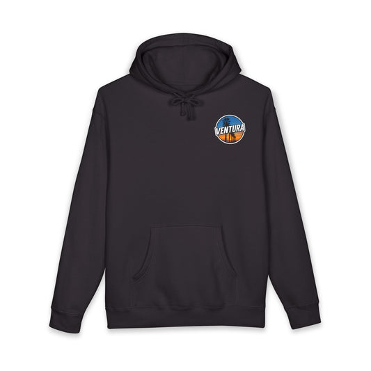 Surfer's Point Ventura Sunset Heavyweight Fleece Hoodie — Black