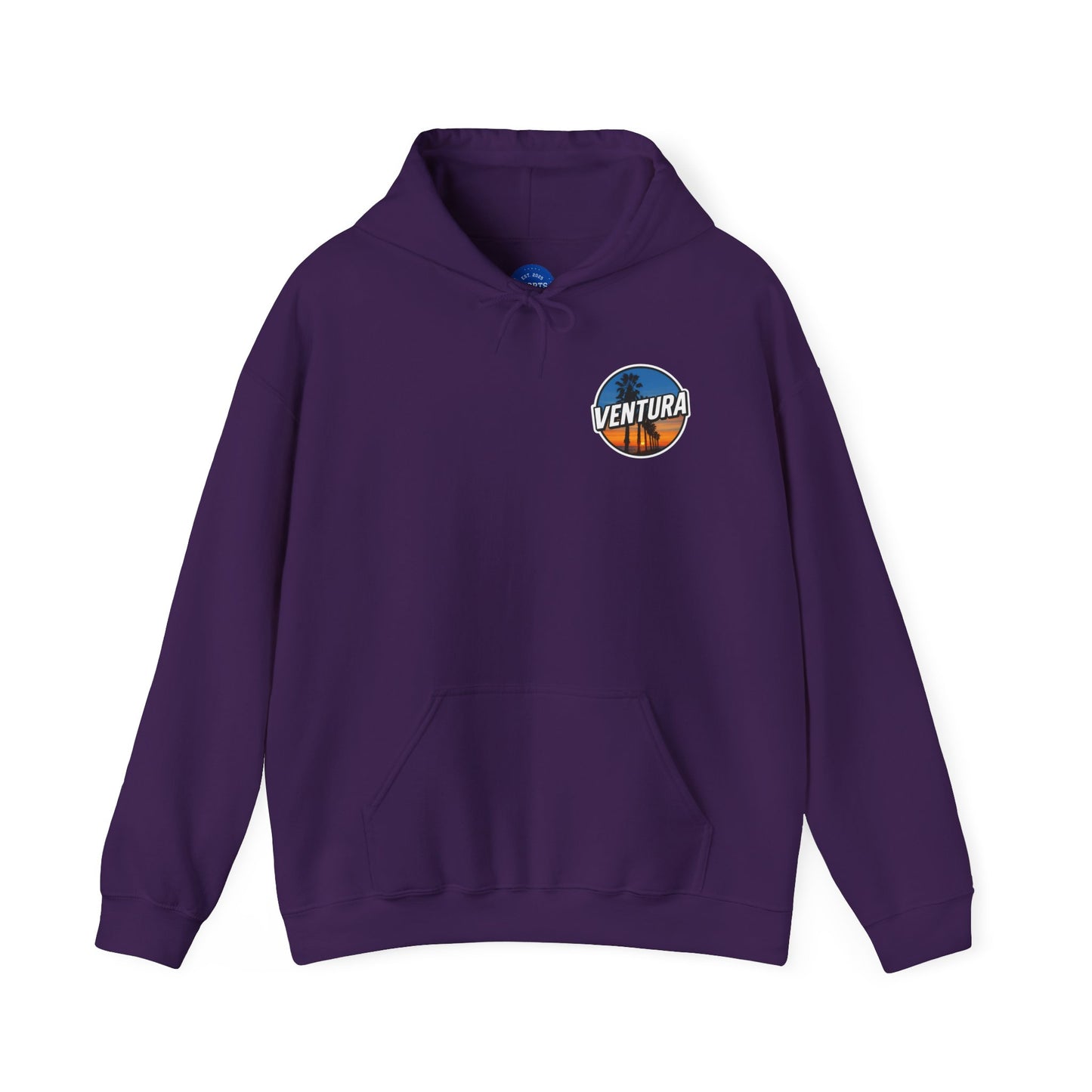 Ventura Surfer's Point Sunset Hoodie — Purple Ventura Sweatshirt
