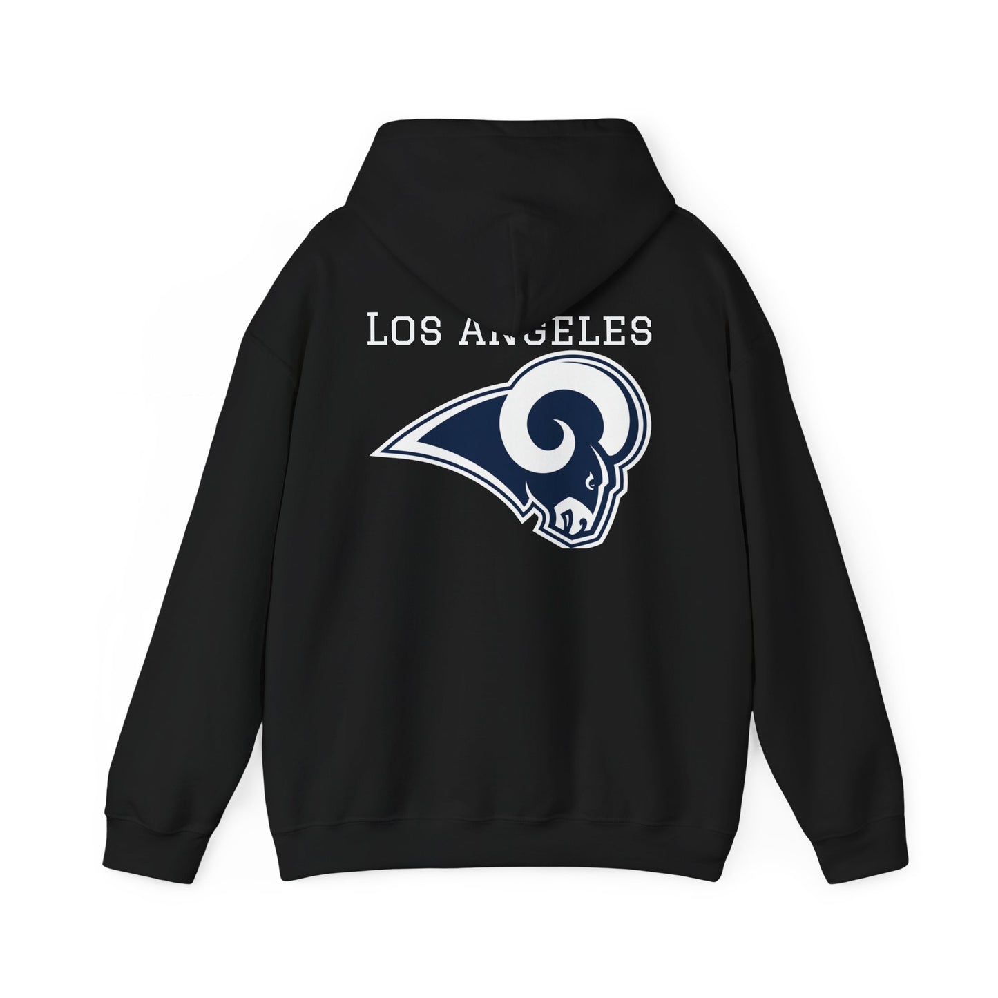 Los Angeles Rams Hoodie — Team Logo Fan Sweatshirt (Black)
