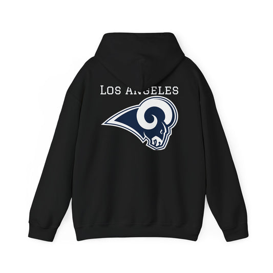 Los Angeles Rams Hoodie — Team Logo Fan Sweatshirt (Black)