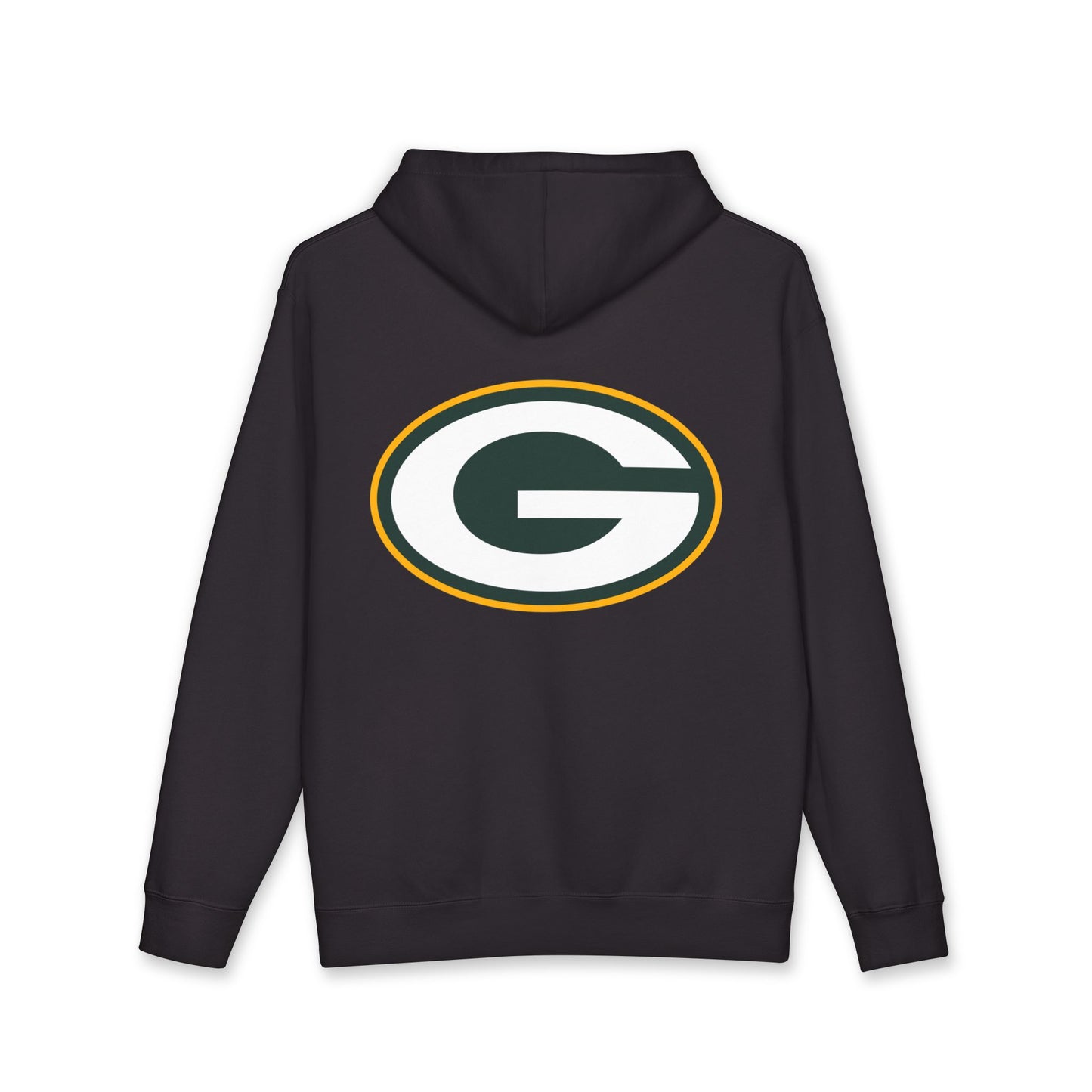Packers Heavyweight Hoodie — Green Bay Football Pullover (Black)