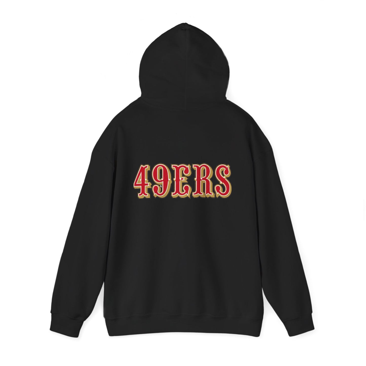 San Francisco 49ers Logo Hoodie — Team Sweatshirt for Fans (Black)