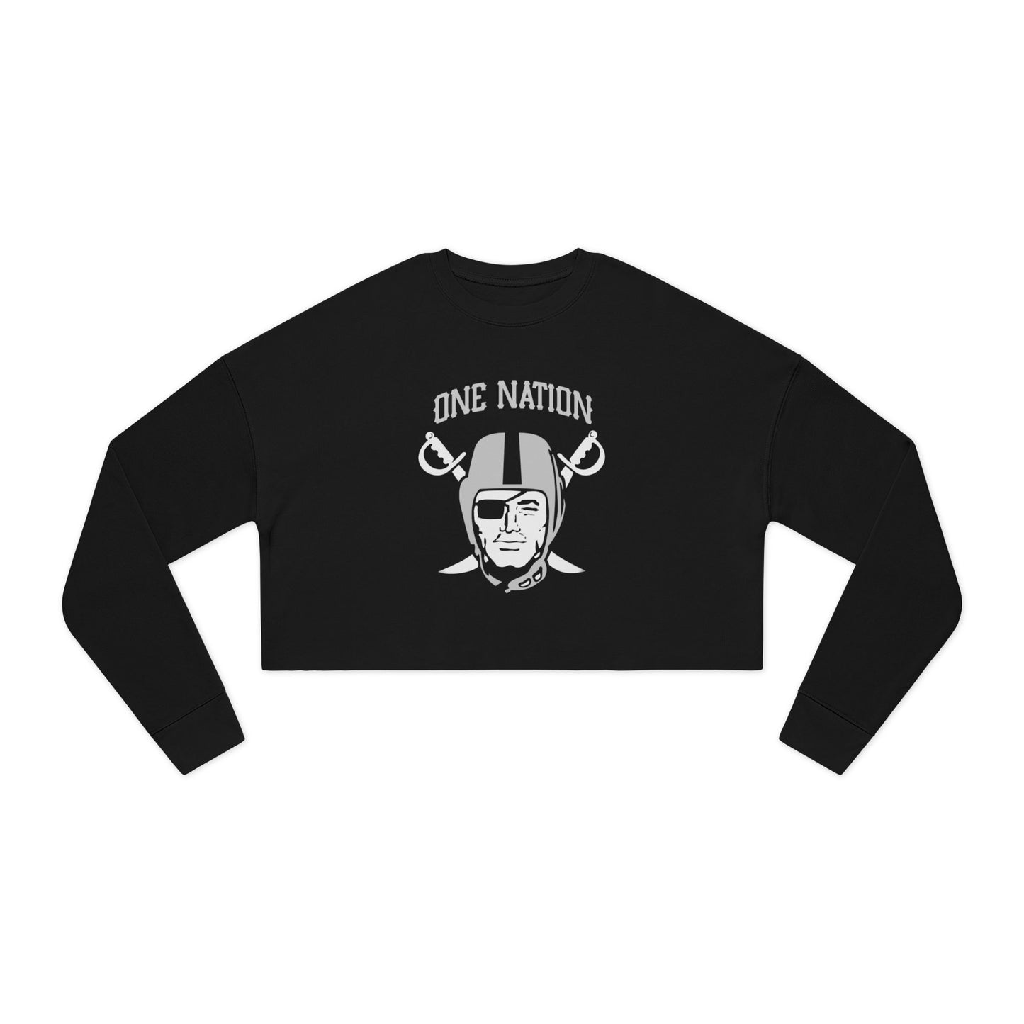 One Nation Women's Football Fan Cropped Sweatshirt